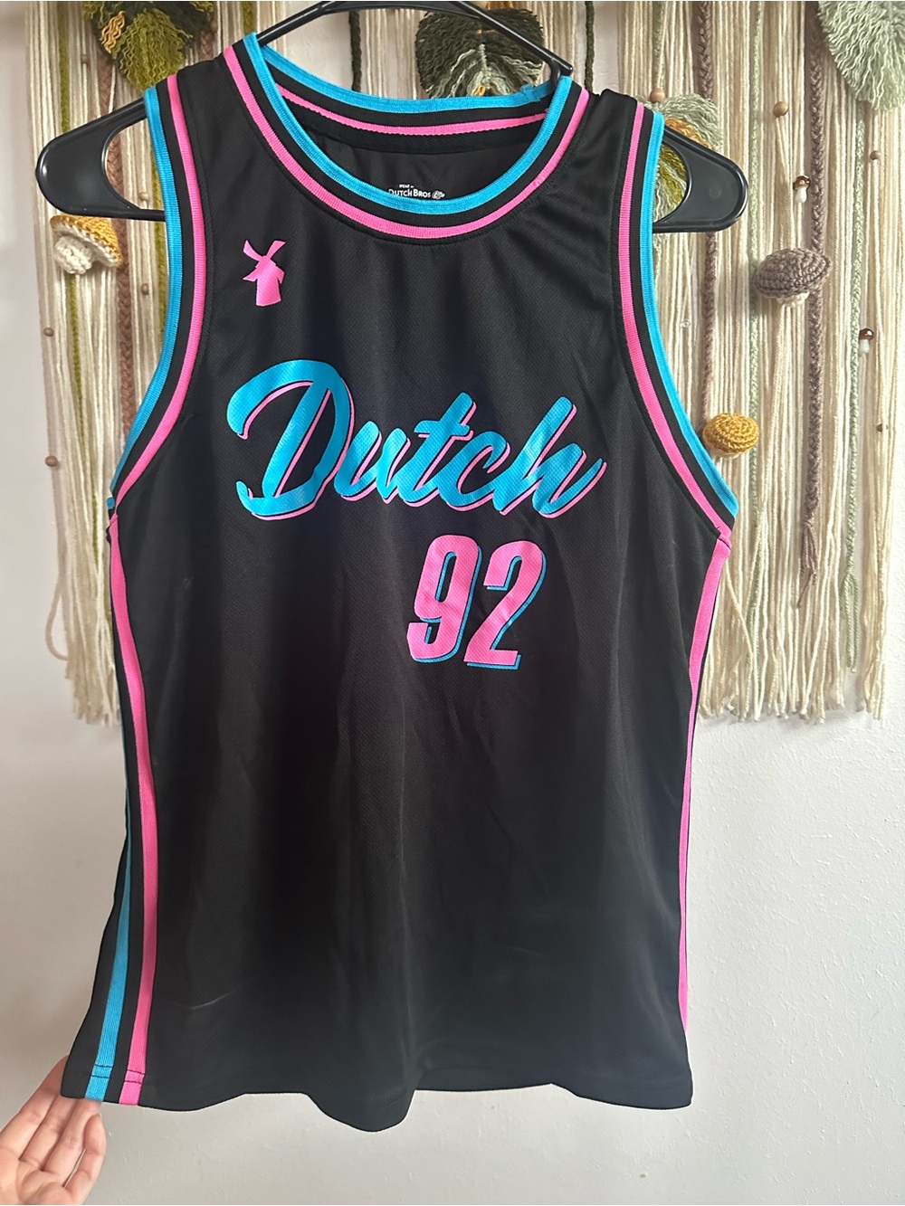 Dutch Bros Black and Pink Jersey